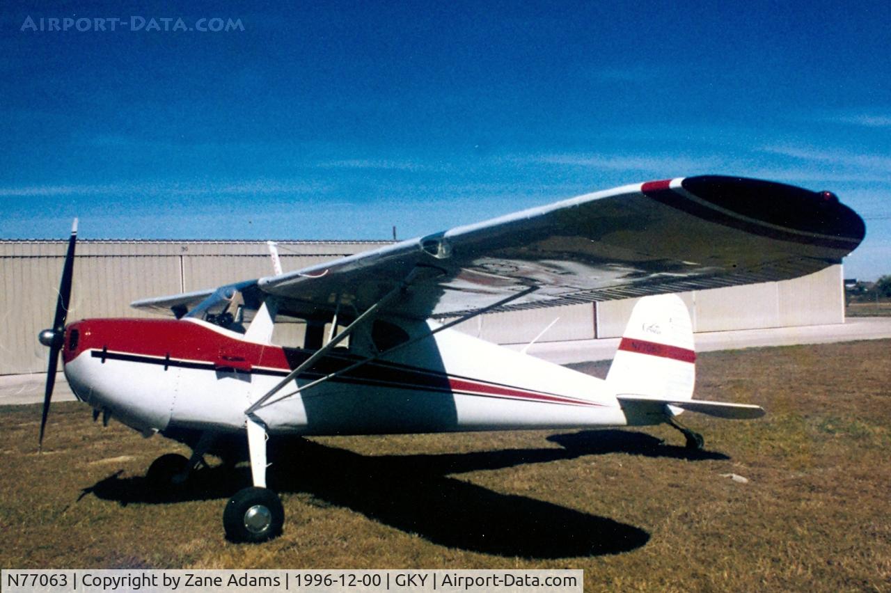 N77063, 1946 Cessna 140 C/N 11517, At Arlington Municipal