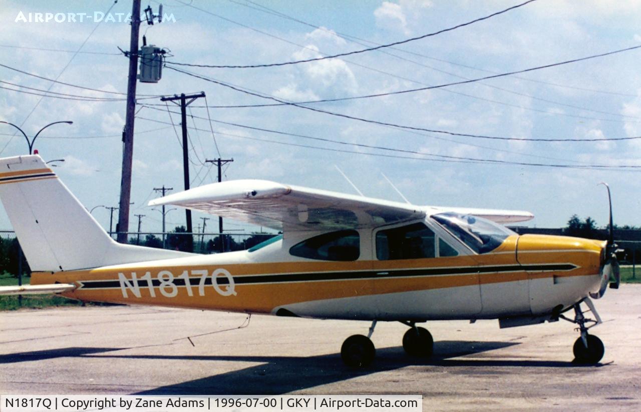 N1817Q, 1971 Cessna 177RG Cardinal C/N 177RG0217, At Arlington Municipal - Notice the bent prop!