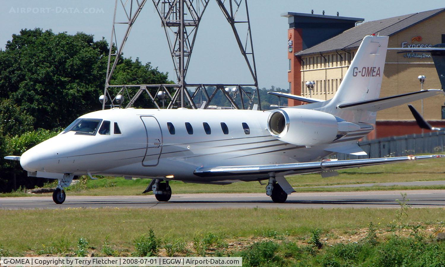 G-OMEA, 2006 Cessna 560XL Citation XLS C/N 560-5610, Citation Excel of Marshalls (Cambridge) at luton