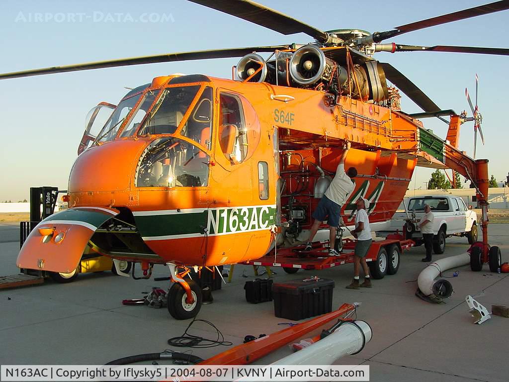 N163AC, 1993 Sikorsky S-64F Skycrane C/N 64093, N163AC S-64F AirCrane Aircraft destroyed 1 June 2008