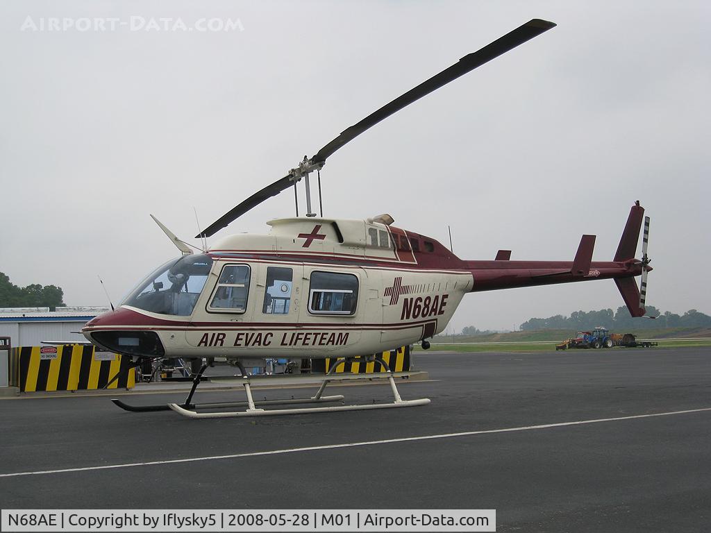 N68AE, 1981 Bell 206L-1 LongRanger II C/N 45647, N68AE BELL 206L-1 AirEvac Lifeteam