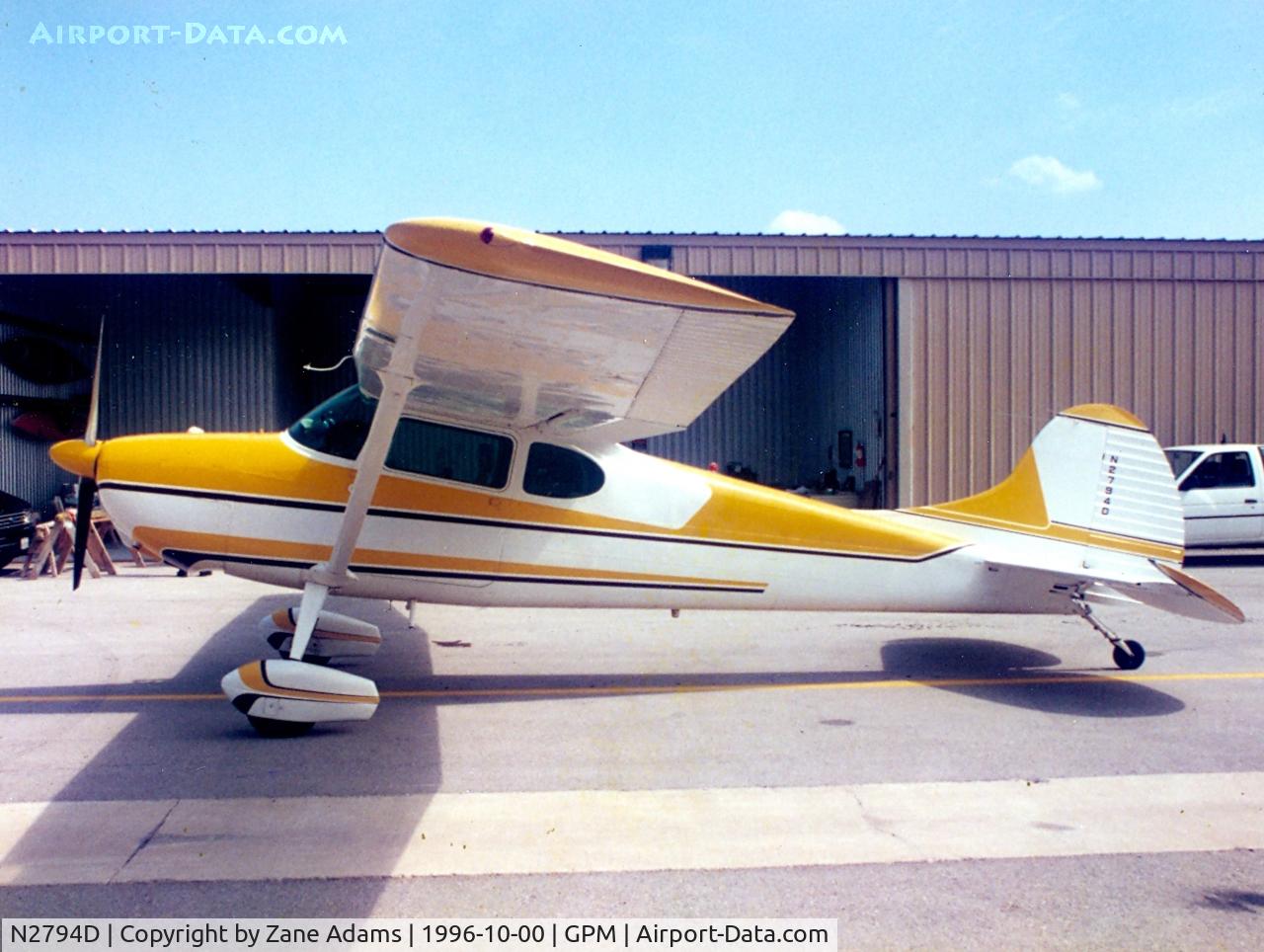 N2794D, 1952 Cessna 170B C/N 25336, At Grand Prairie Municipal