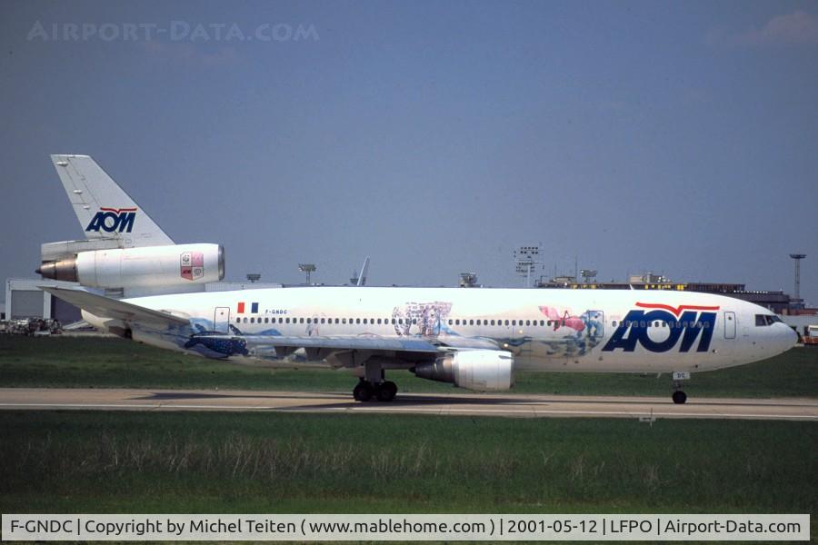 F-GNDC, 1975 McDonnell Douglas DC-10-30 C/N 47849, AOM