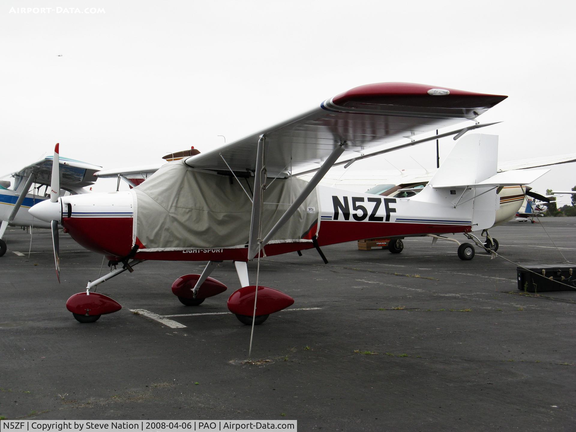 N5ZF, 2006 Aeropro Eurofox LSA C/N 21006, 2006 Aeropro Cz EUROFOX LSA with cover @ Palo Alto, CA