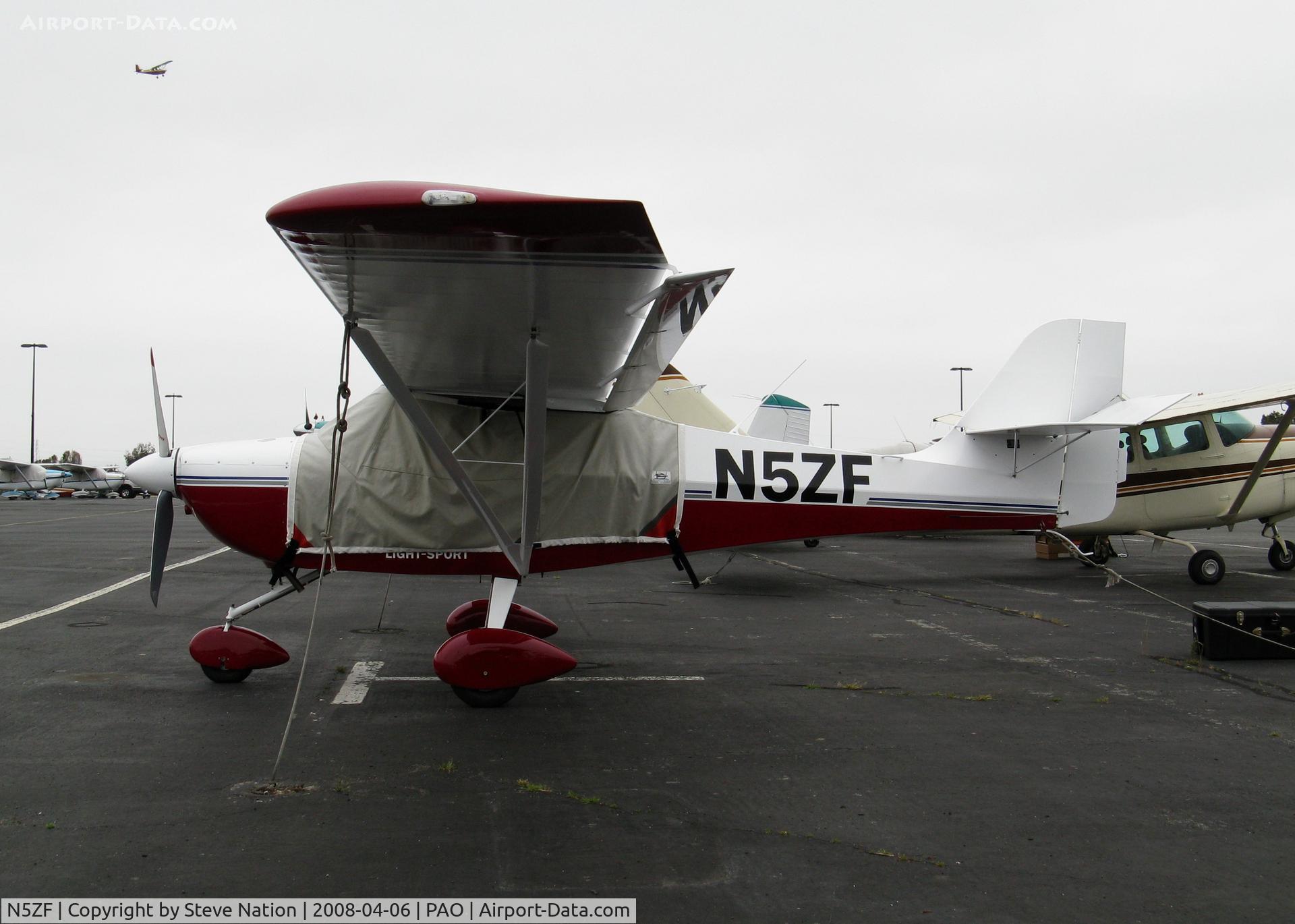 N5ZF, 2006 Aeropro Eurofox LSA C/N 21006, 2006 Aeropro Cz EUROFOX LSA with cover @ Palo Alto, CA