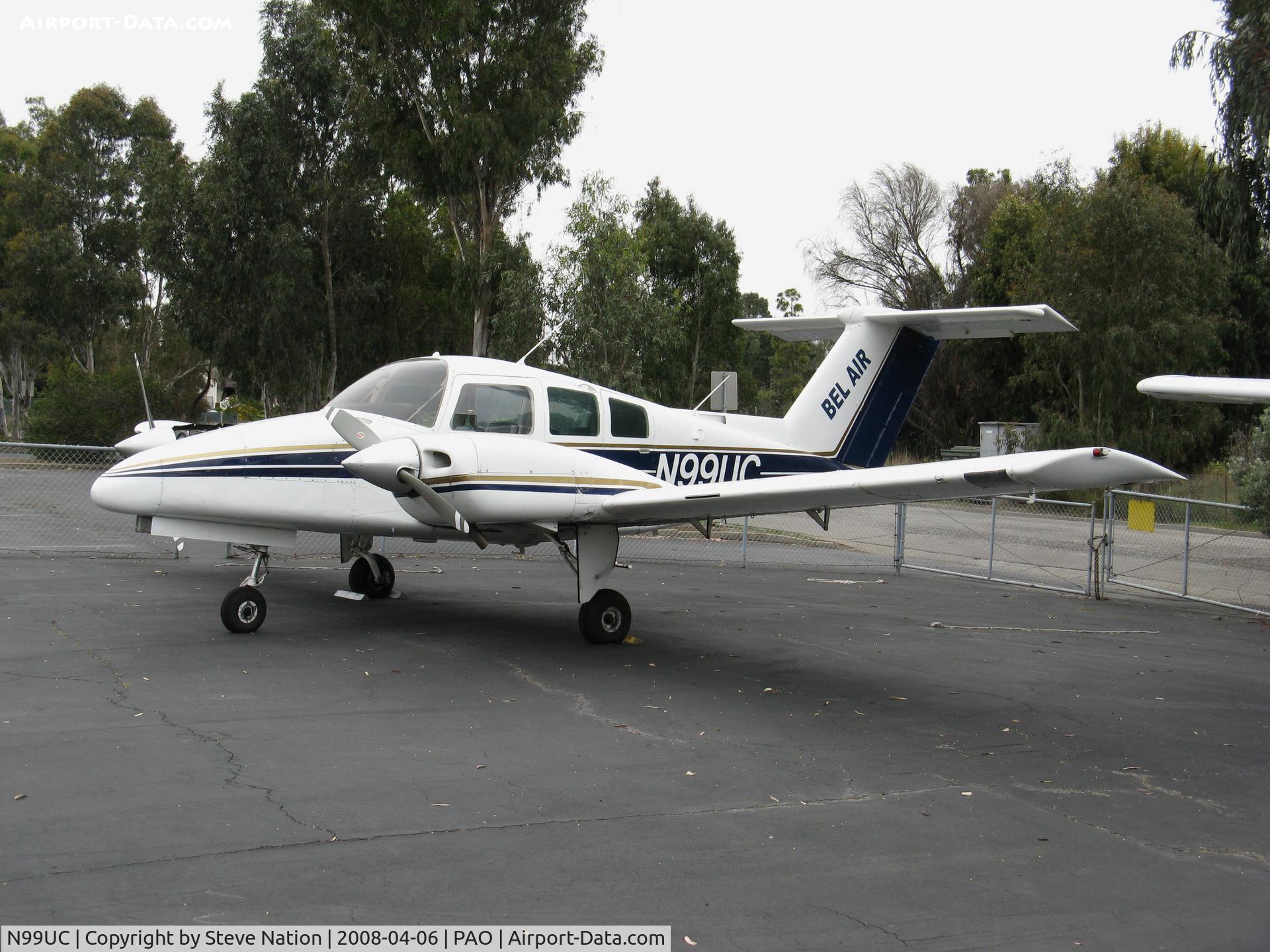 N99UC, 1979 Beech 76 Duchess C/N ME-211, Bel Air 1979 Beech 76 @ Palo Alto, CA
