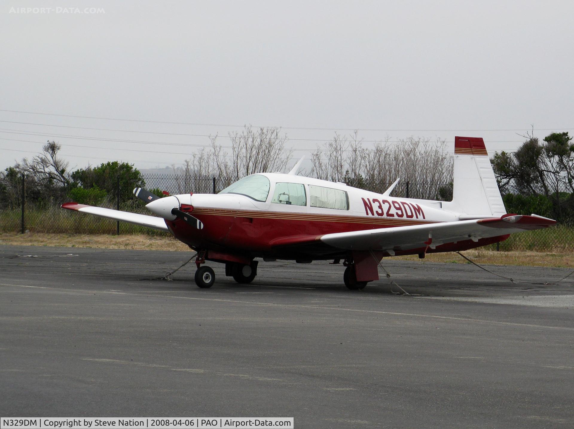 N329DM, 1981 Mooney M20J 201 C/N 24-1252, 1981 Mooney M20J @ Palo Alto, CA