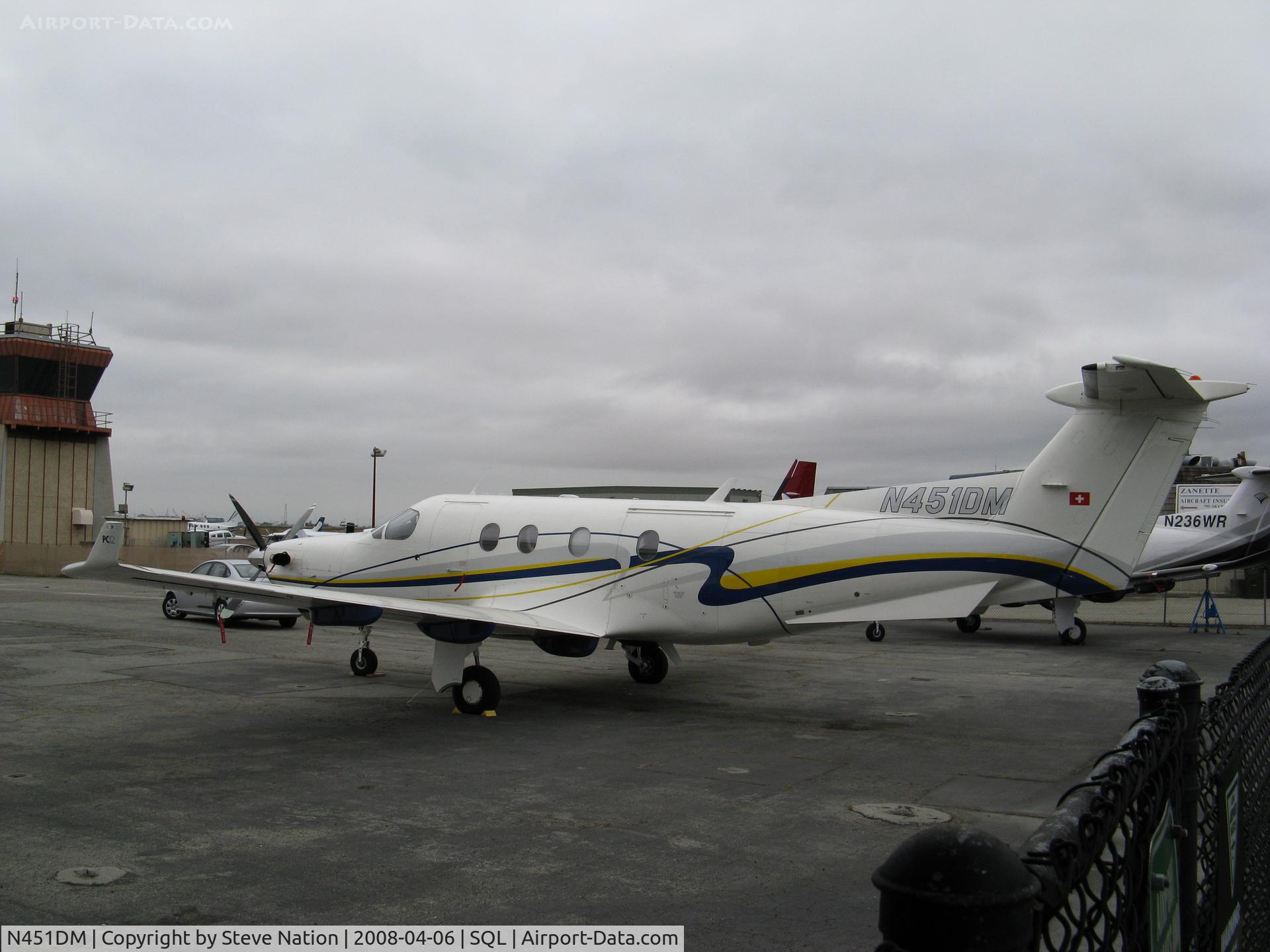 N451DM, 2000 Pilatus PC-12/45 C/N 350, 2000 Pilatus PC-12/45 @ San Carlos, CA