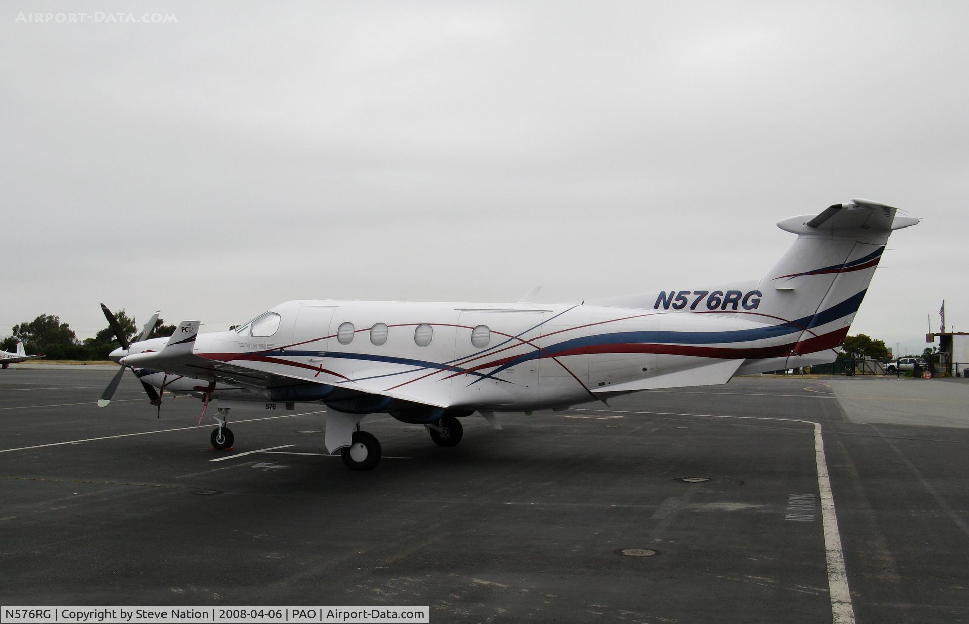 N576RG, 2004 Pilatus PC-12/45 C/N 576, 2004 Pilatus PC-12/45 @ Palo Alto, CA