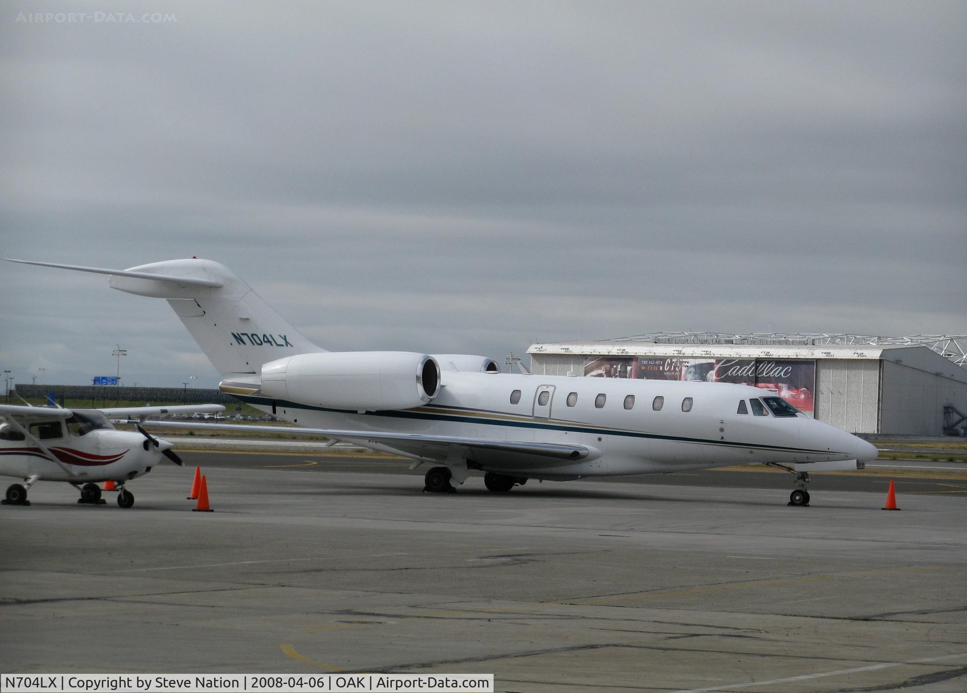 N704LX, 1999 Cessna 750 Citation X Citation X C/N 750-0091, 1999 Cessna 750 @ Oakland, CA