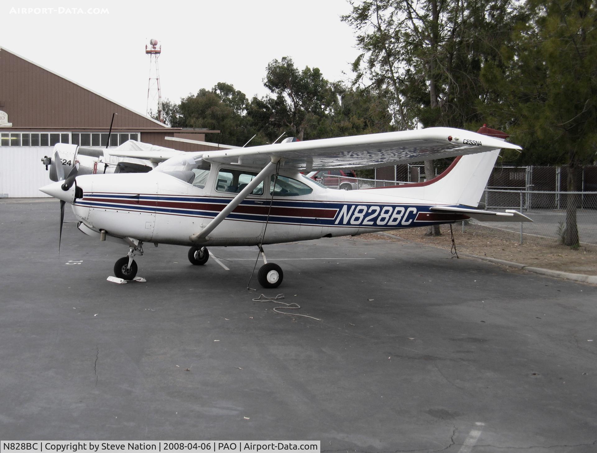 N828BC, 1979 Cessna TR182 Turbo Skylane RG C/N R18200975, 1979 Cessna TR182 @ Palo Alto, CA