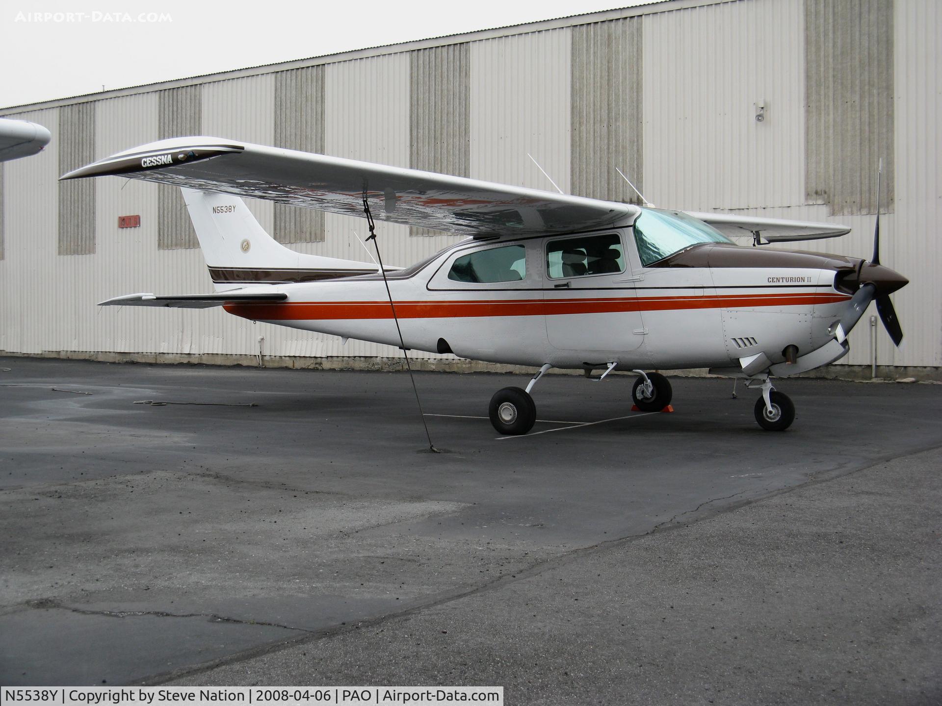 N5538Y, 1981 Cessna T210N Turbo Centurion C/N 21064241, 1981 Cessna T210N @ Palo Alto, CA