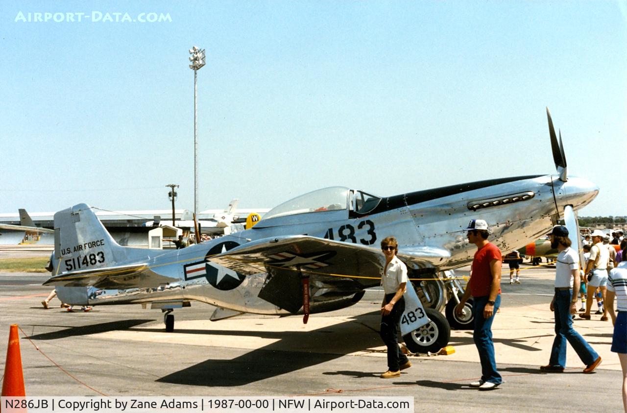 N286JB, 1945 North American P-51D Mustang C/N 4511483, At Carswell Field (NASJRB Fort Worth)