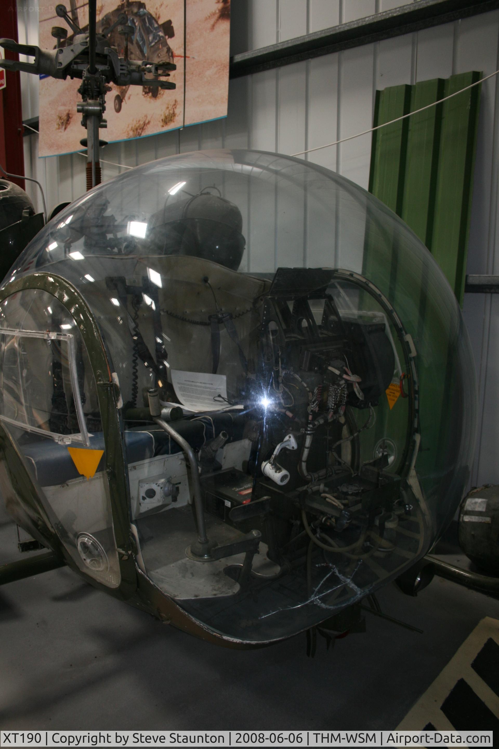 XT190, 1965 Westland Sioux AH.1 C/N WA349, Taken at the Helicopter Museum (http://www.helicoptermuseum.co.uk/)