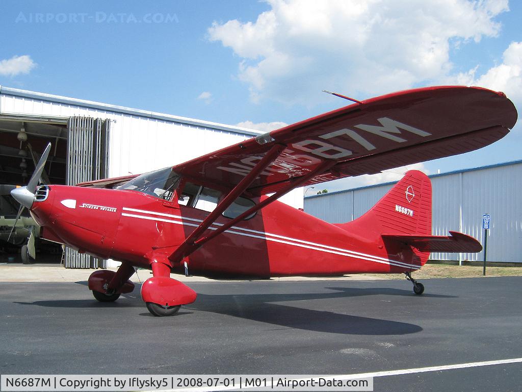 N6687M, 1948 Stinson 108-3 Voyager C/N 108-4687, N6687M Stinson 108-3