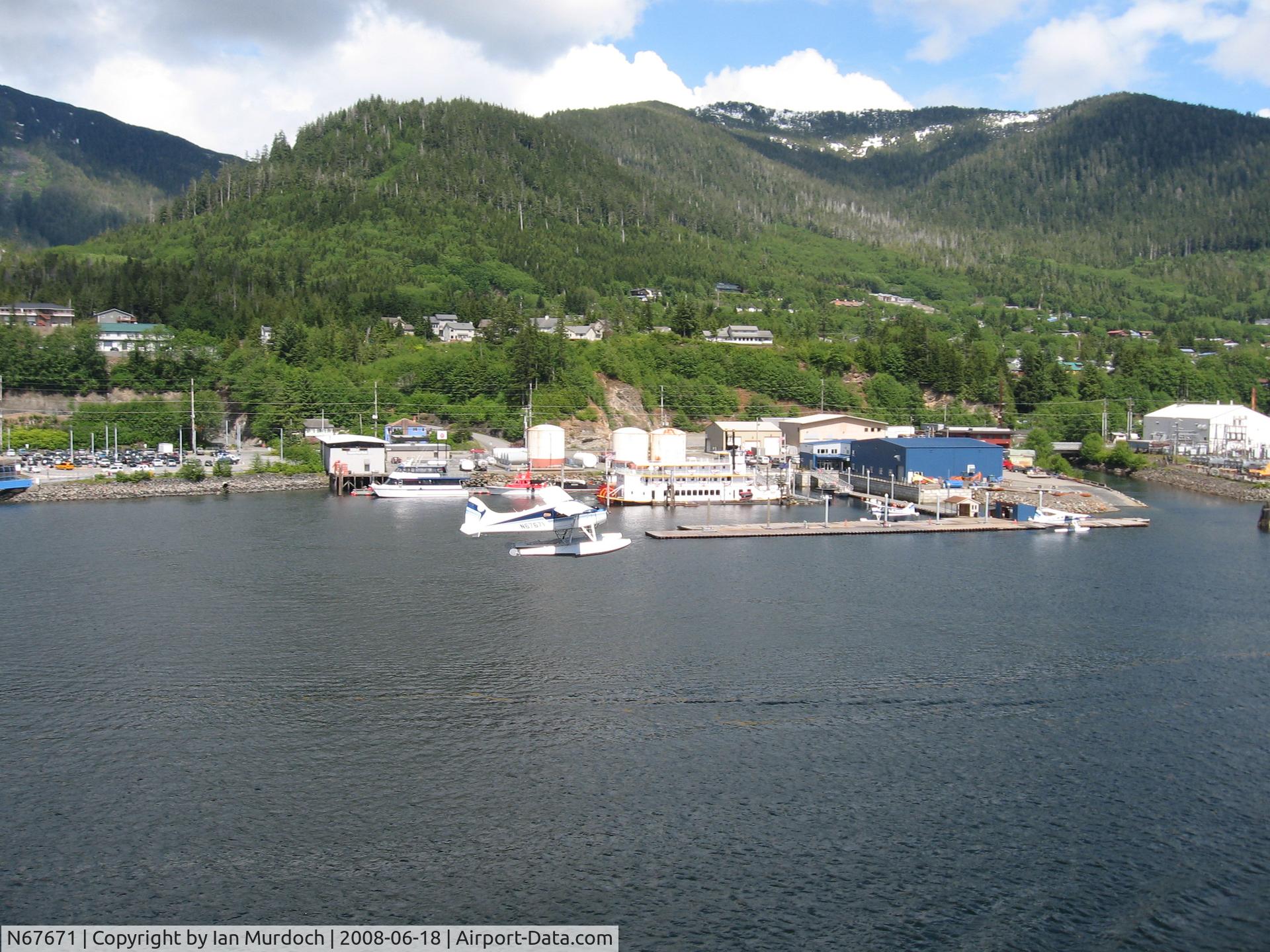 N67671, 1952 De Havilland Canada DHC-2 Beaver Mk.I C/N 489, Taken from Island Princess leaving Ketchikan