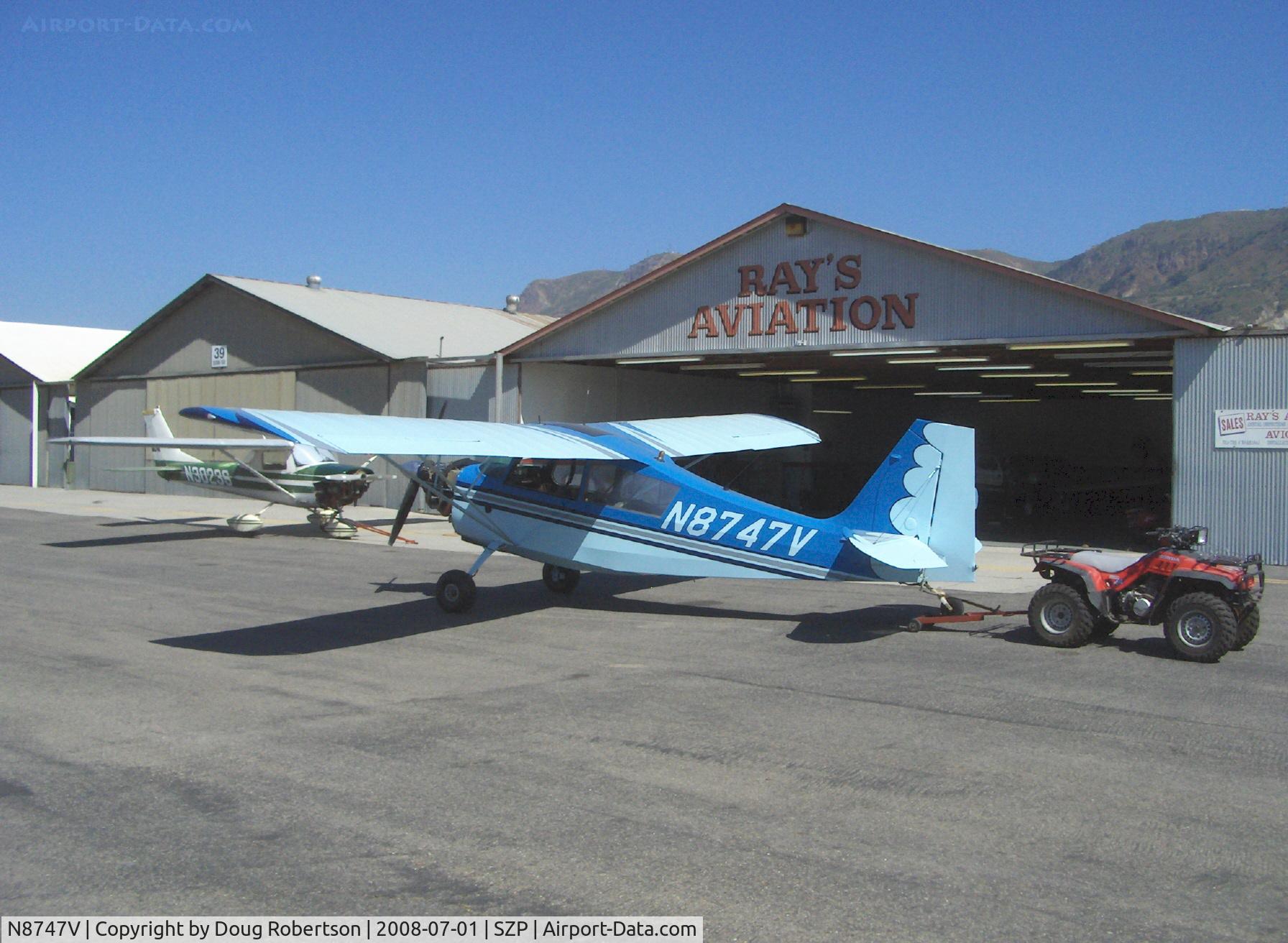 N8747V, 1975 Bellanca 7KCAB Citabria C/N 530-75, 1975 Bellanca 7KCAB CITABRIA, Lycoming IO-320-E2A 150 Hp, tow