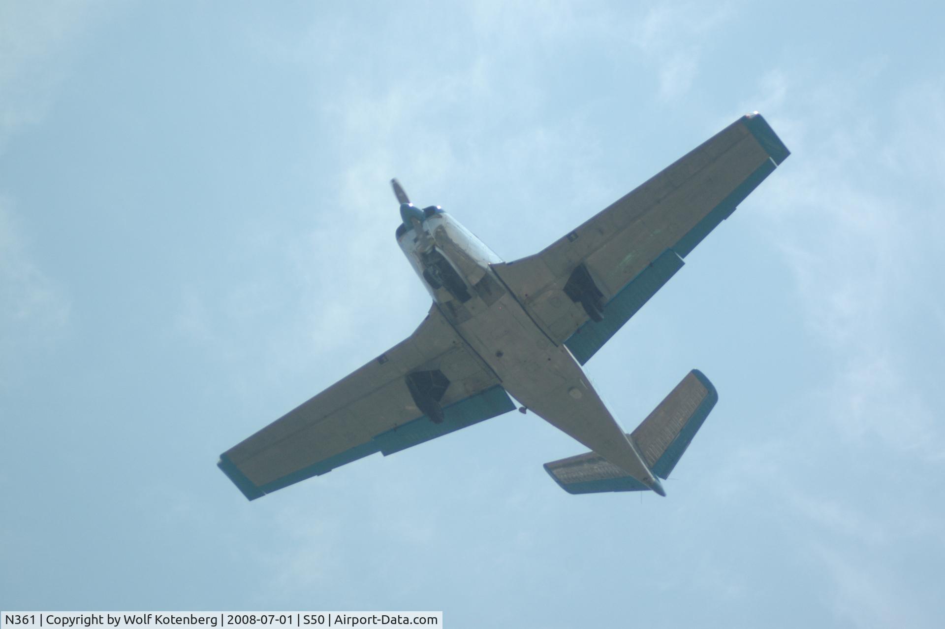 N361, 1952 Beech C35 Bonanza C/N D-3202, go around
