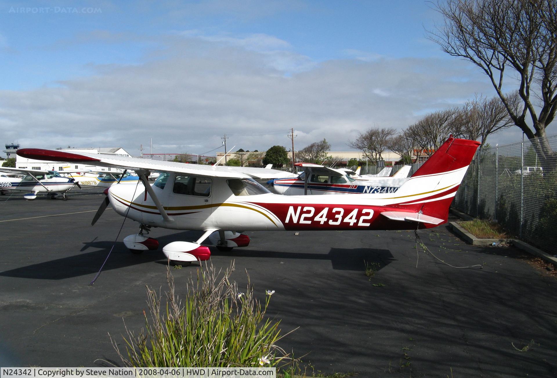 N24342, 1977 Cessna 152 C/N 15280227, 1977 Cessna 152 @ Hayward, CA