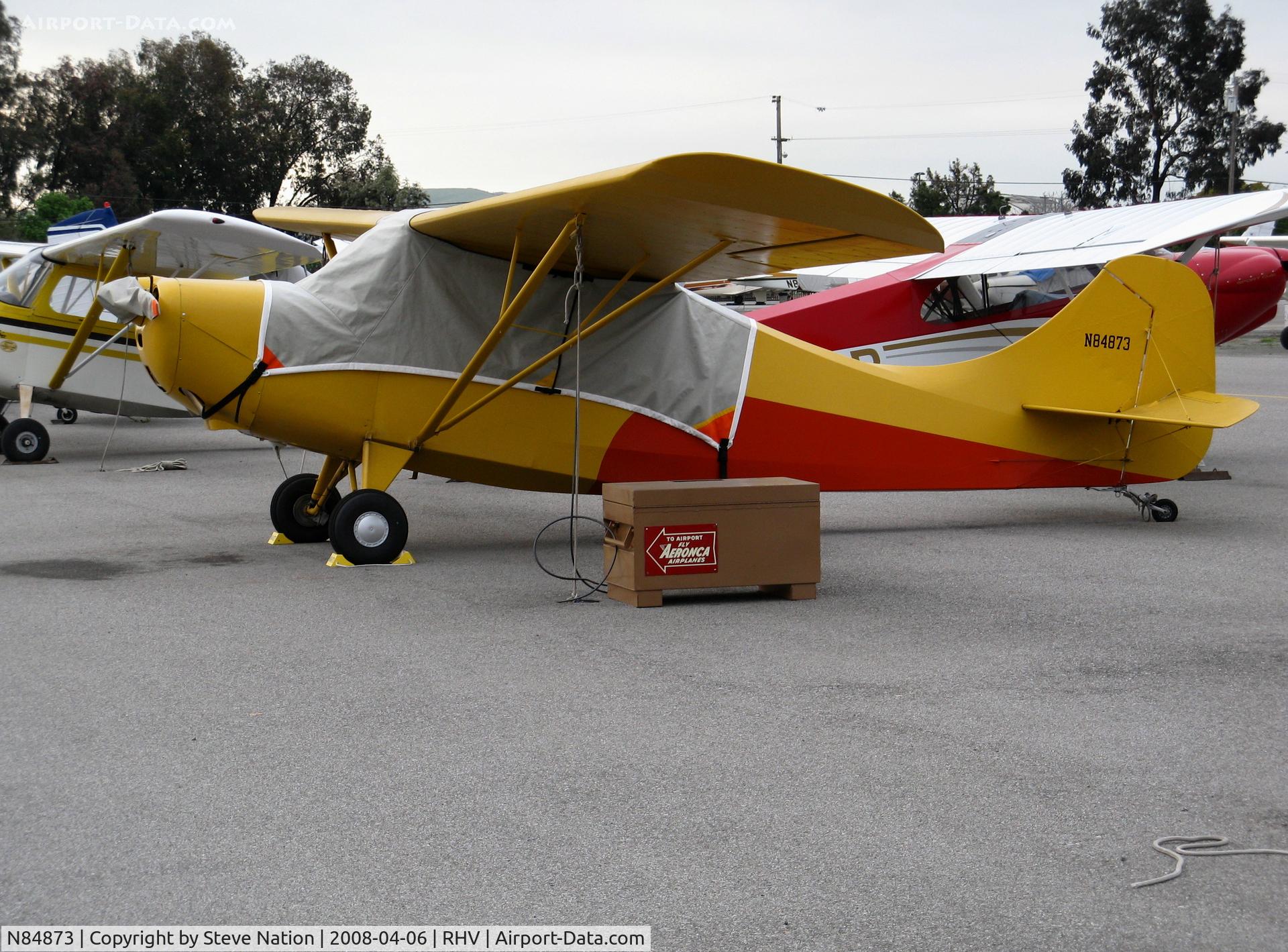 N84873, 1946 Champion 7AC C/N 7AC-3592, 1946 Champion 7AC @ Reid-Hillview airport, CA