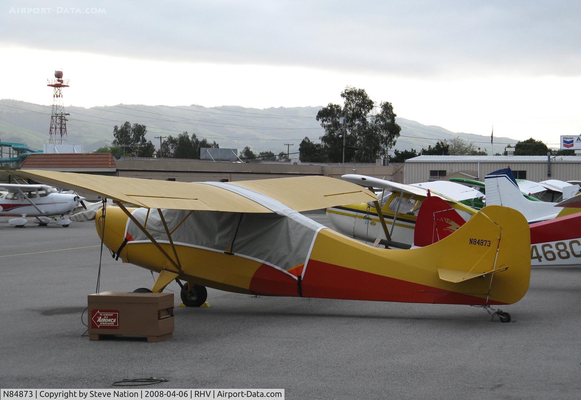 N84873, 1946 Champion 7AC C/N 7AC-3592, 1946 Champion 7AC @ Reid-Hillview airport, CA
