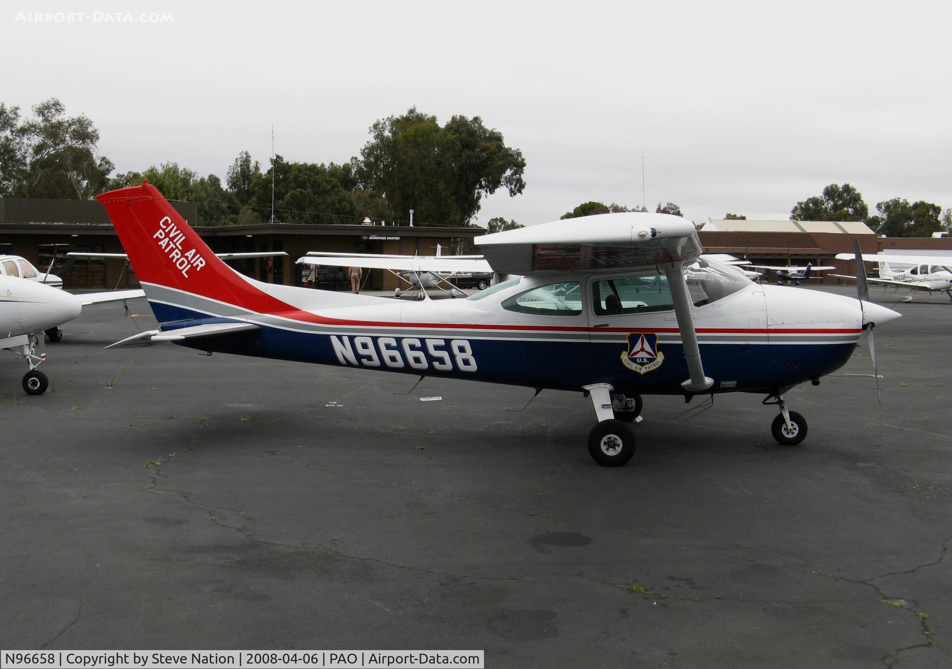 N96658, 1979 Cessna 182Q Skylane C/N 18266797, Civil Air Patrol 1979 Cessna 182Q @ Palo Alto, CA
