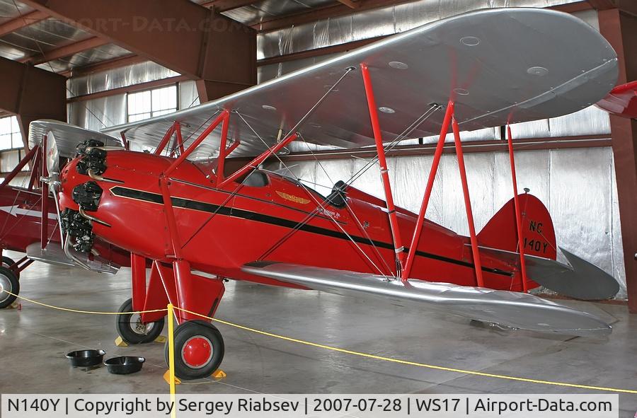 N140Y, 1937 Waco RNF C/N 3317, EAA museum