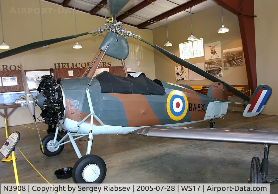 N3908, 1941 Pitcairn PA-39 C/N M98, EAA museum