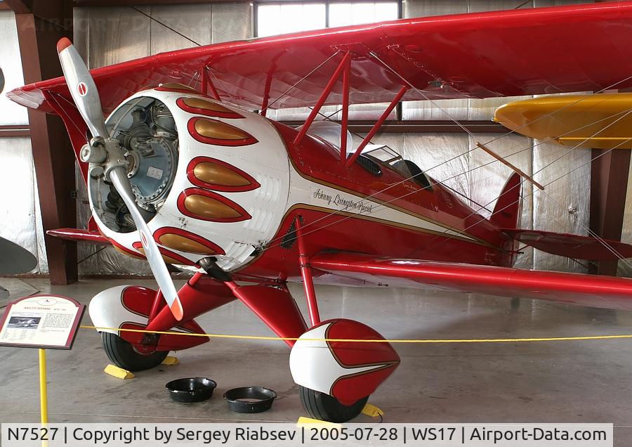 N7527, 1928 Waco CTO C/N A-33, EAA museum