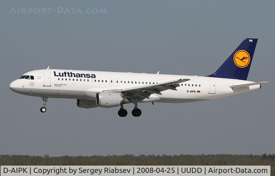 D-AIPK, 1989 Airbus A320-211 C/N 0093, Airbus A320-211