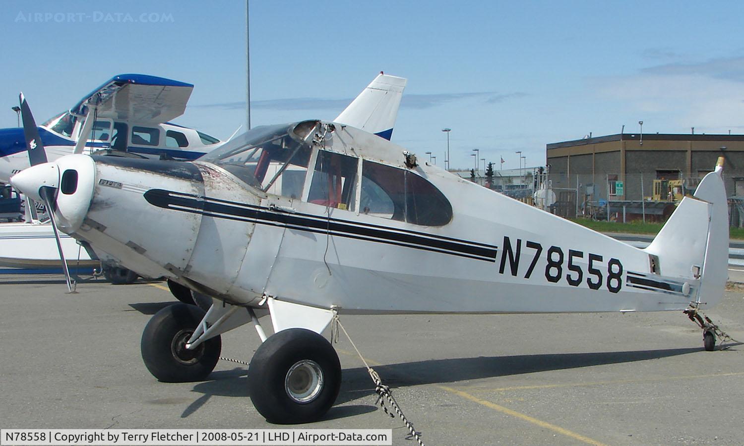 N78558, 1947 Piper PA-12 Super Cruiser C/N 12-3933, 1947 Piper Pa-12 at Lake Hood