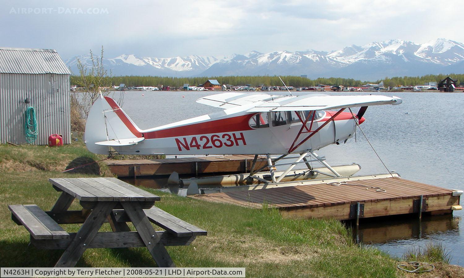 N4263H, 1948 Piper PA-14 Family Cruiser C/N 14-67, 1948 Piper Pa-14 at Lake Hood