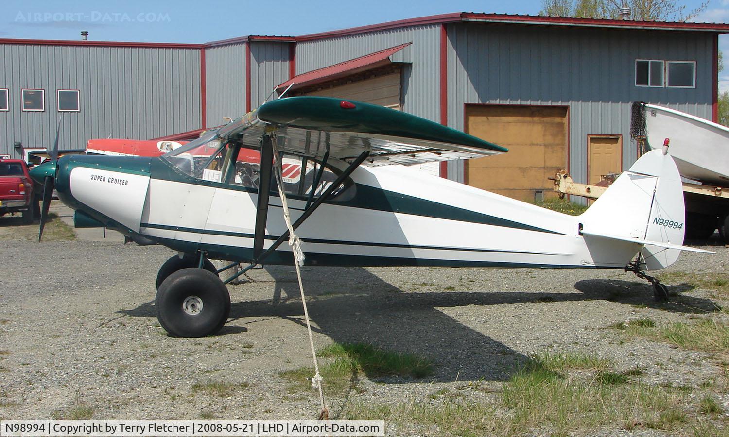 N98994, 1946 Piper PA-12 Super Cruiser C/N 12-352, 1946 Piper Pa-12 at Lake Hood