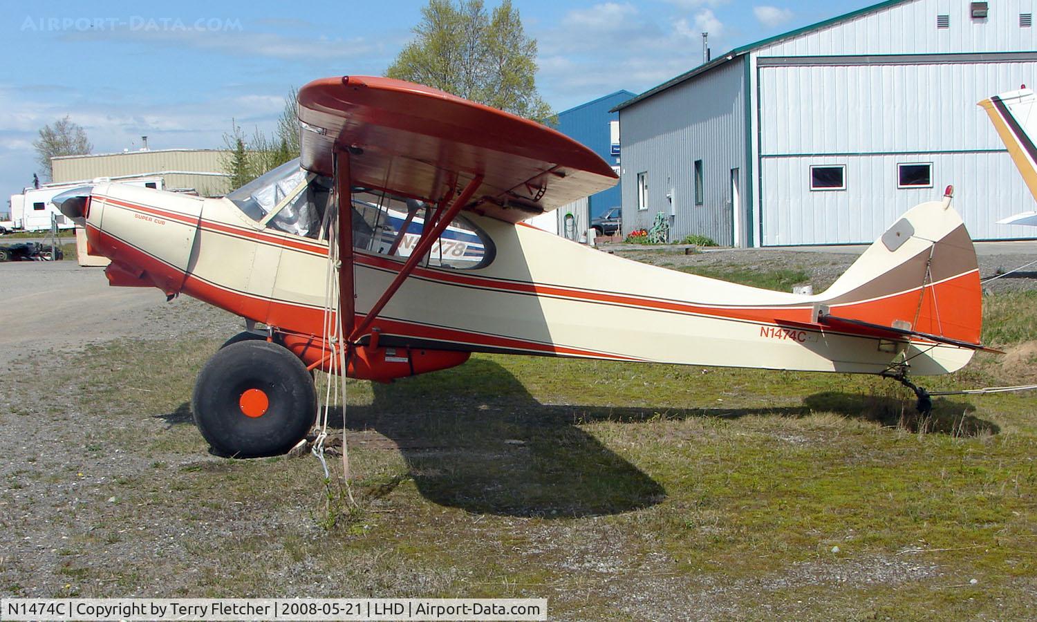 N1474C, 1953 Piper PA-18A Super Cub C/N 18-2678, 1953 Piper Pa-18A at Lake Hood