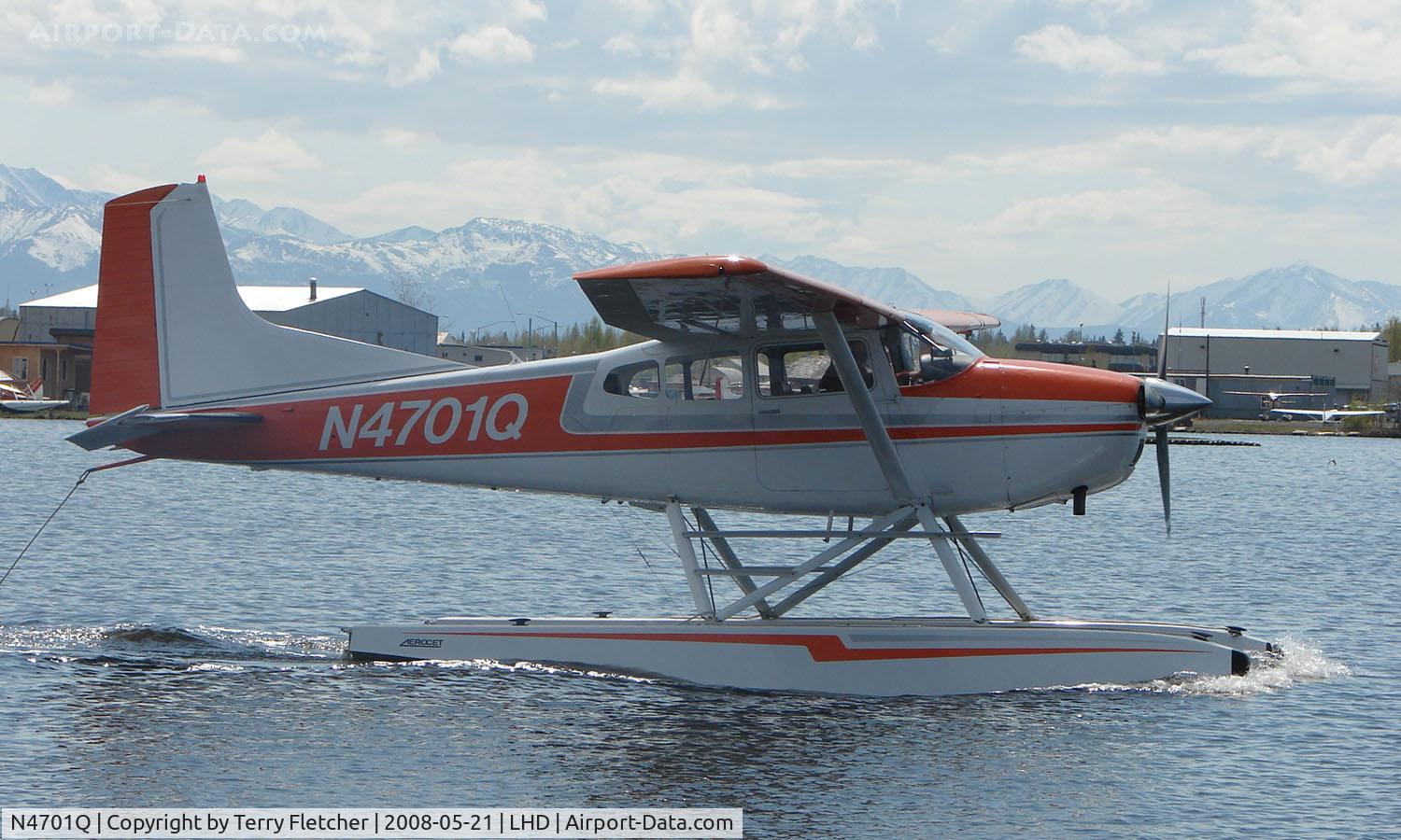 N4701Q, 1966 Cessna A185E Skywagon 185 C/N 185-1155, Cessna 185E on Lake Hood
