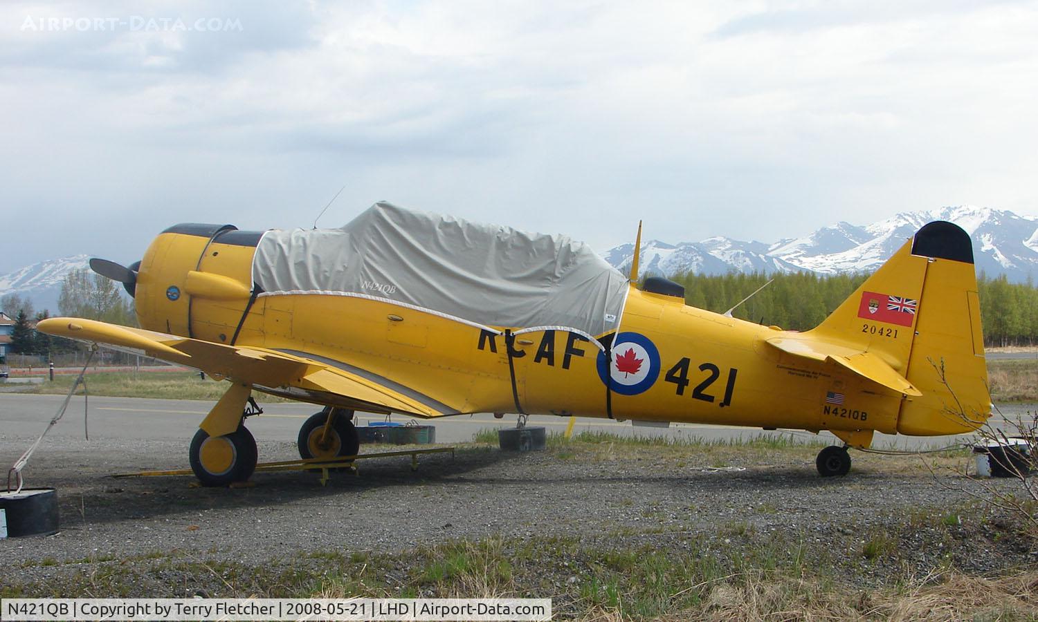 N421QB, 1952 Canadian Car & Foundry Harvard MK IV C/N CCF4-212, 1952 Canadian Car and Foundry Harvard MK IV at Lake Hood