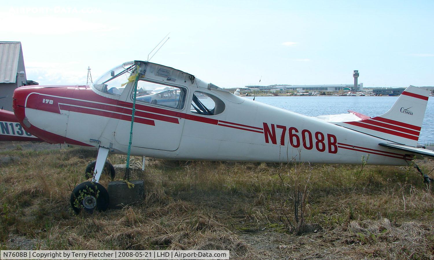 N7608B, 1957 Cessna 170B C/N 25491, 1957 Cessna 170B at Lake Hood