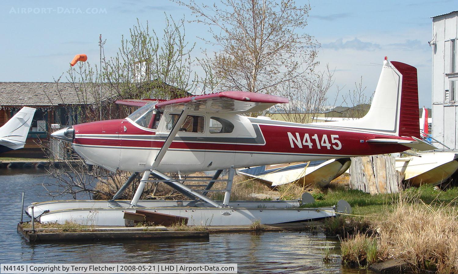 N4145, Cessna 180A C/N 32840, Cessna 180A at Lake Hood