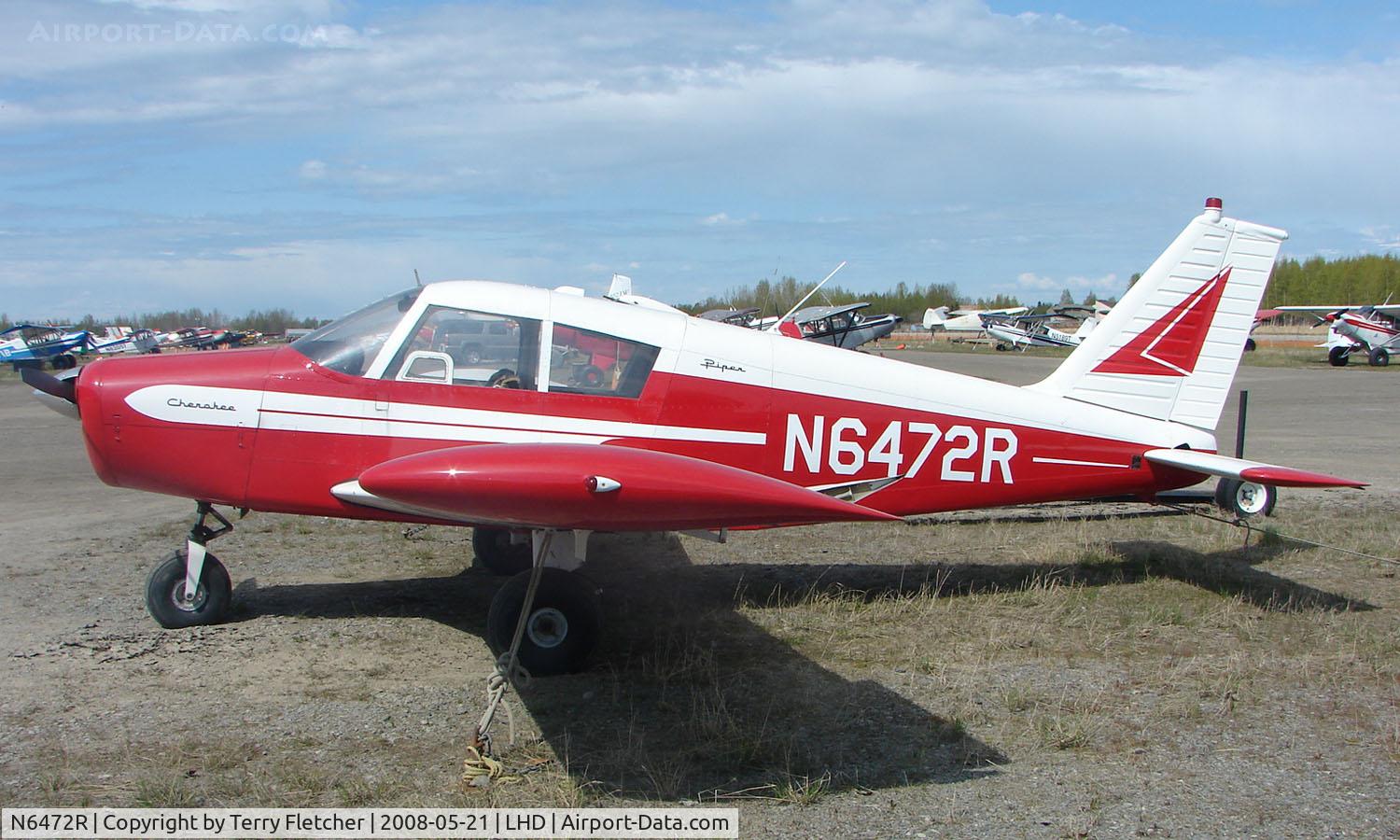 N6472R, 1966 Piper PA-28-140 C/N 28-21660, Piper Pa-28-140 at Lake Hood
