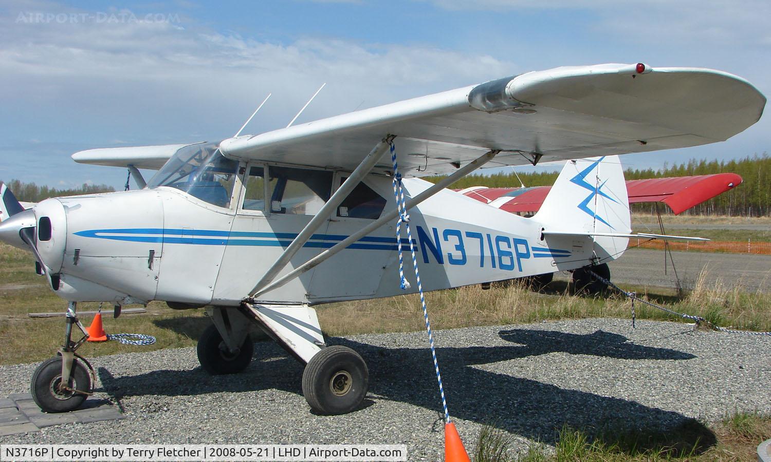 N3716P, 1955 Piper PA-22-150 C/N 22-3434, Piper Pa-22-150 at Lake Hood