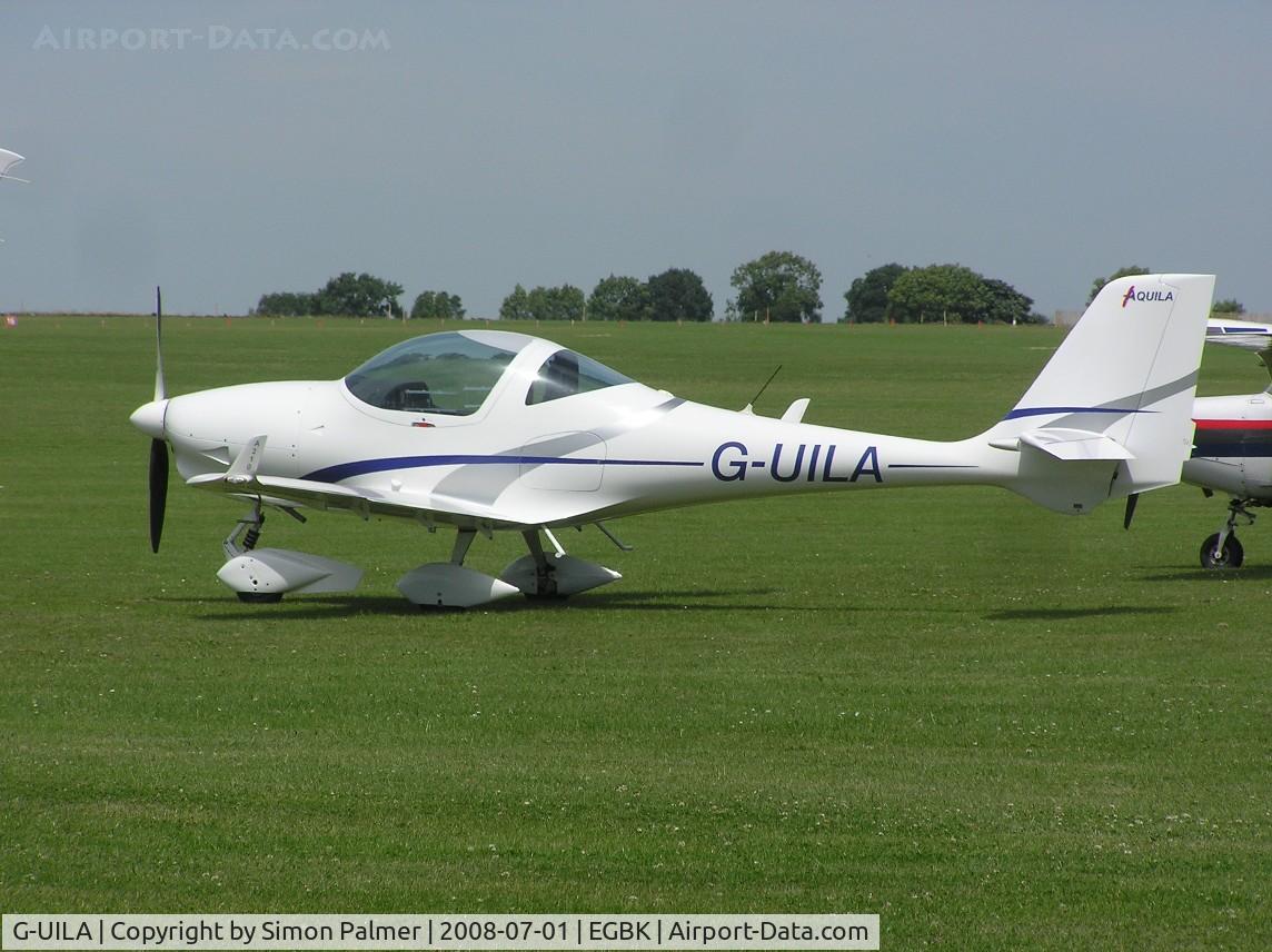 G-UILA, 2007 Aquila A210 (AT01) C/N AT01-165, Aquila AT-01 visiting Sywell