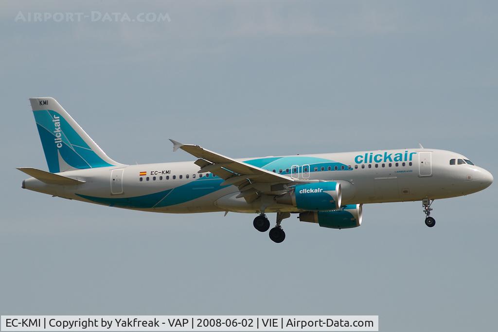 EC-KMI, 2008 Airbus A320-216 C/N 3400, Clickair Airbus 320