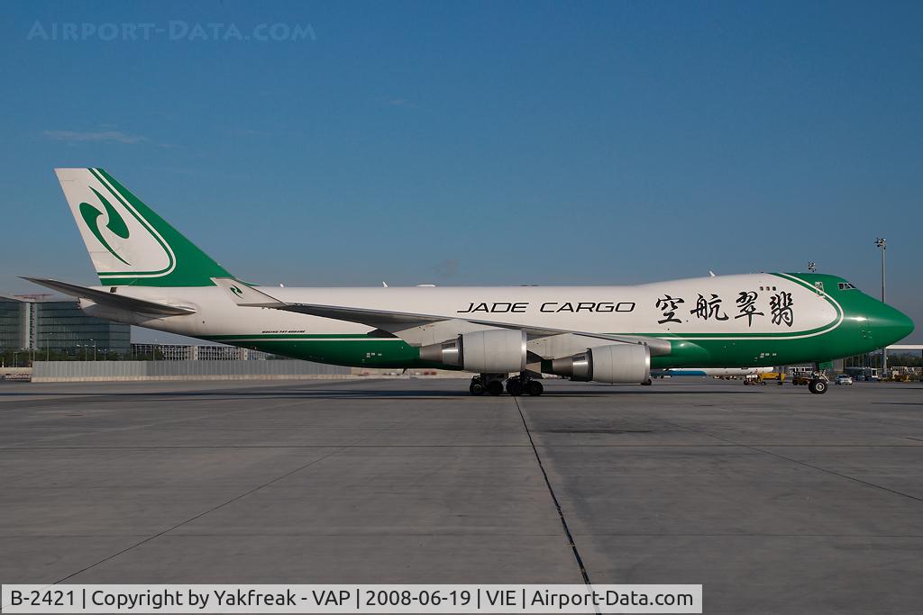B-2421, 2007 Boeing 747-4EVF/ER/SCD C/N 35169, Jade Cargo Boeing 747-400