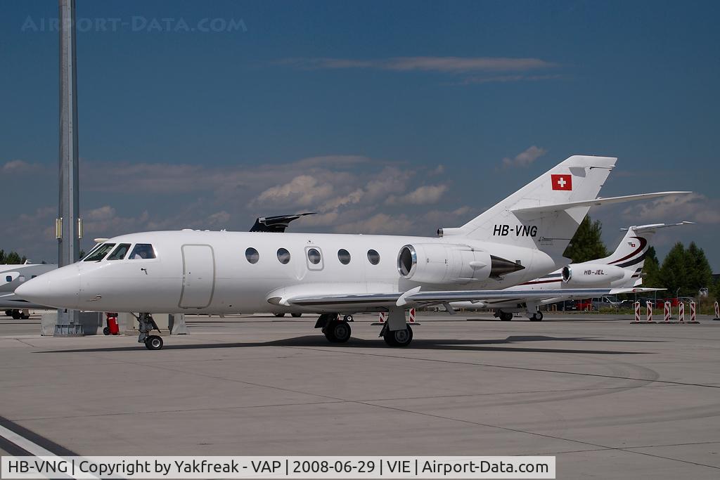 HB-VNG, 1985 Dassault Falcon 200 C/N 502, Falcon 200