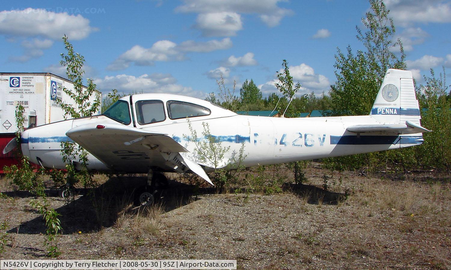N5426V, 1958 Ryan Navion A C/N NAV-4-1748, A 1958 Ryan Navion at Bradley Skypark , North Pole AK