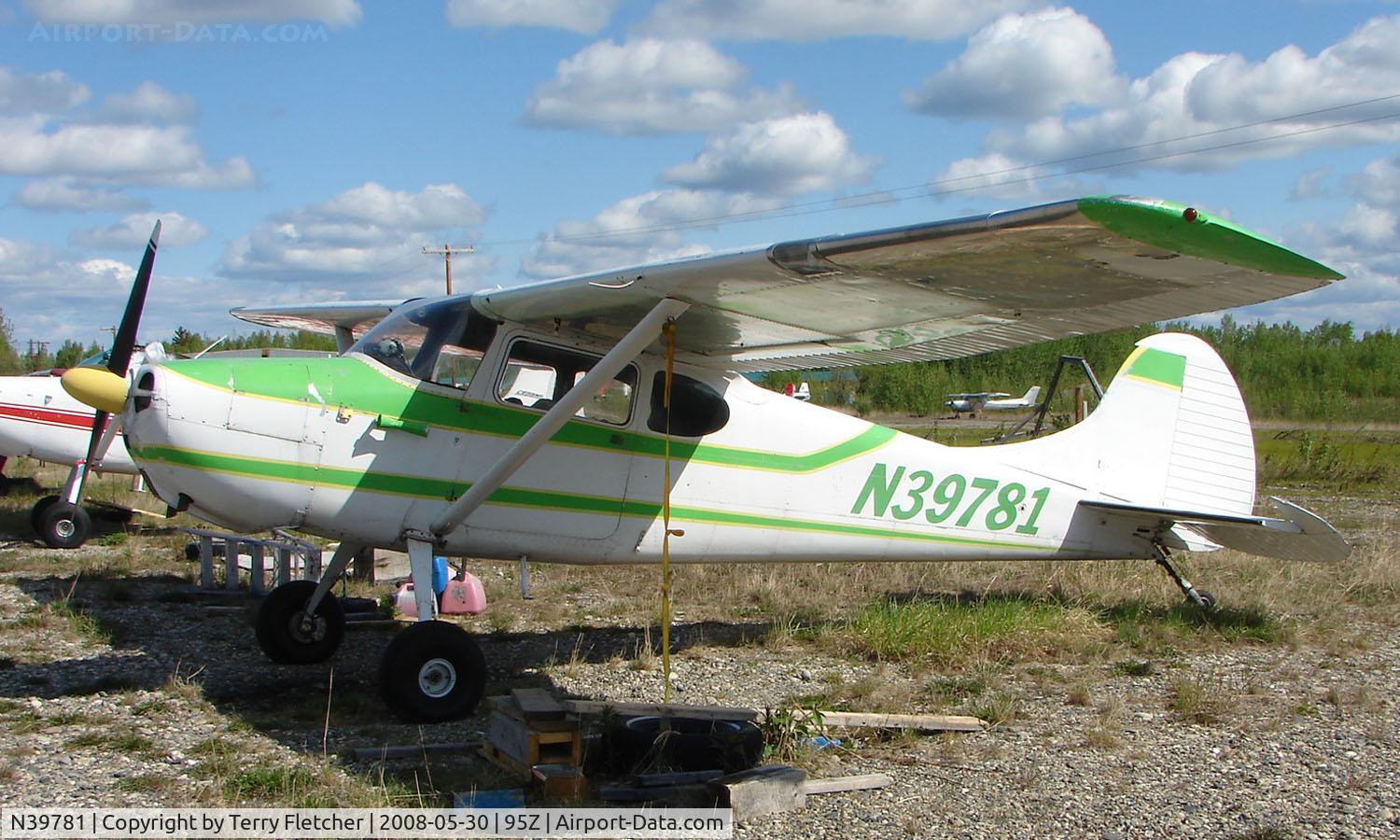 N39781, Cessna 170B C/N 25723, Cessna 170b at Bradley Skyranch , North Pole , AK
