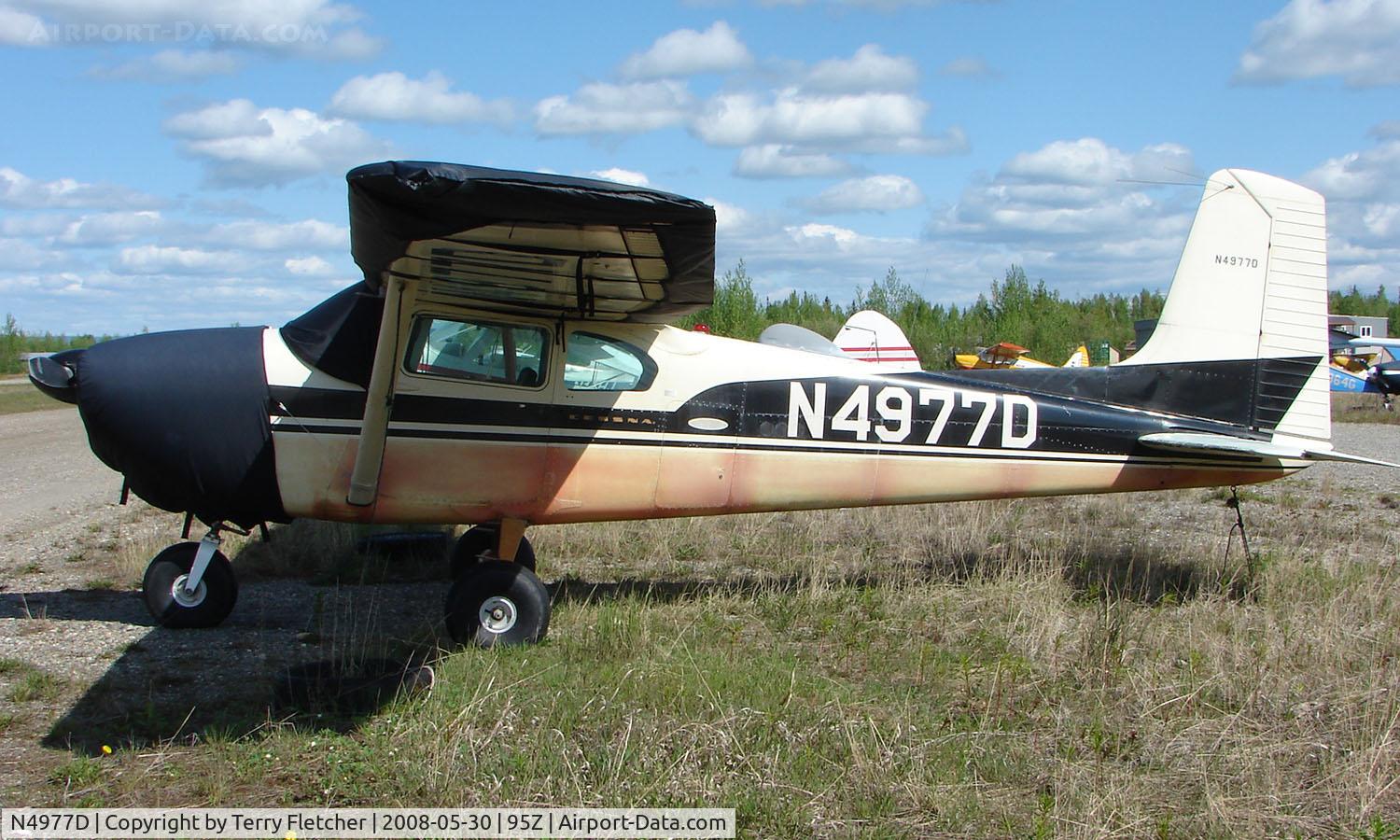 N4977D, 1958 Cessna 182A Skylane C/N 51077, 1958 Cessna 182A at Bradley Skyranch , North Pole , AK