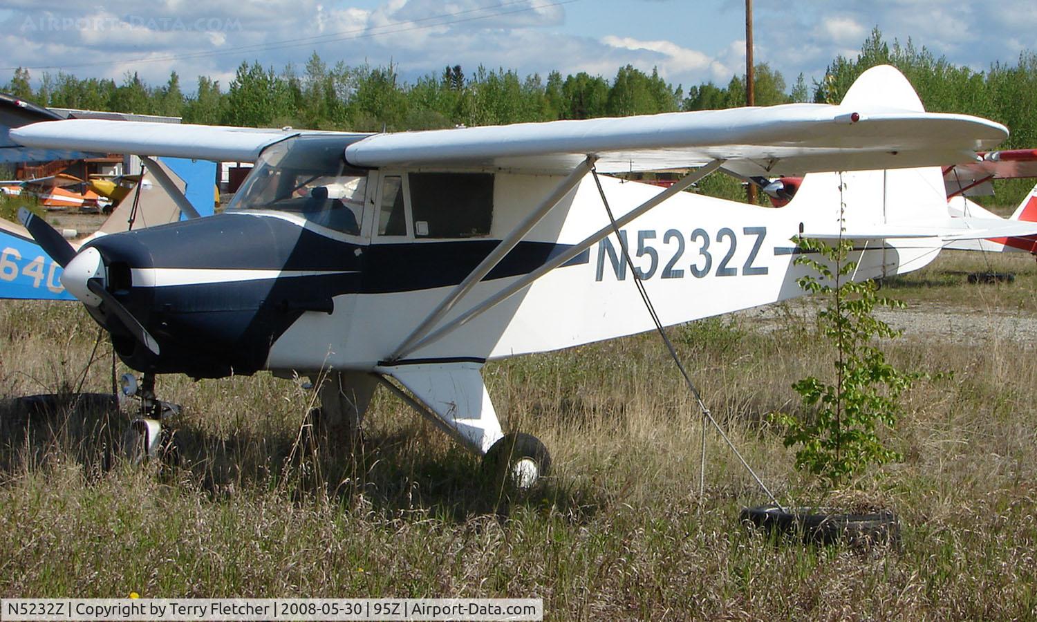 N5232Z, 1961 Piper PA-22-108 Colt C/N 22-8910, 1961 Piper Pa-22-108 at Bradley Skyranch , North Pole , AK