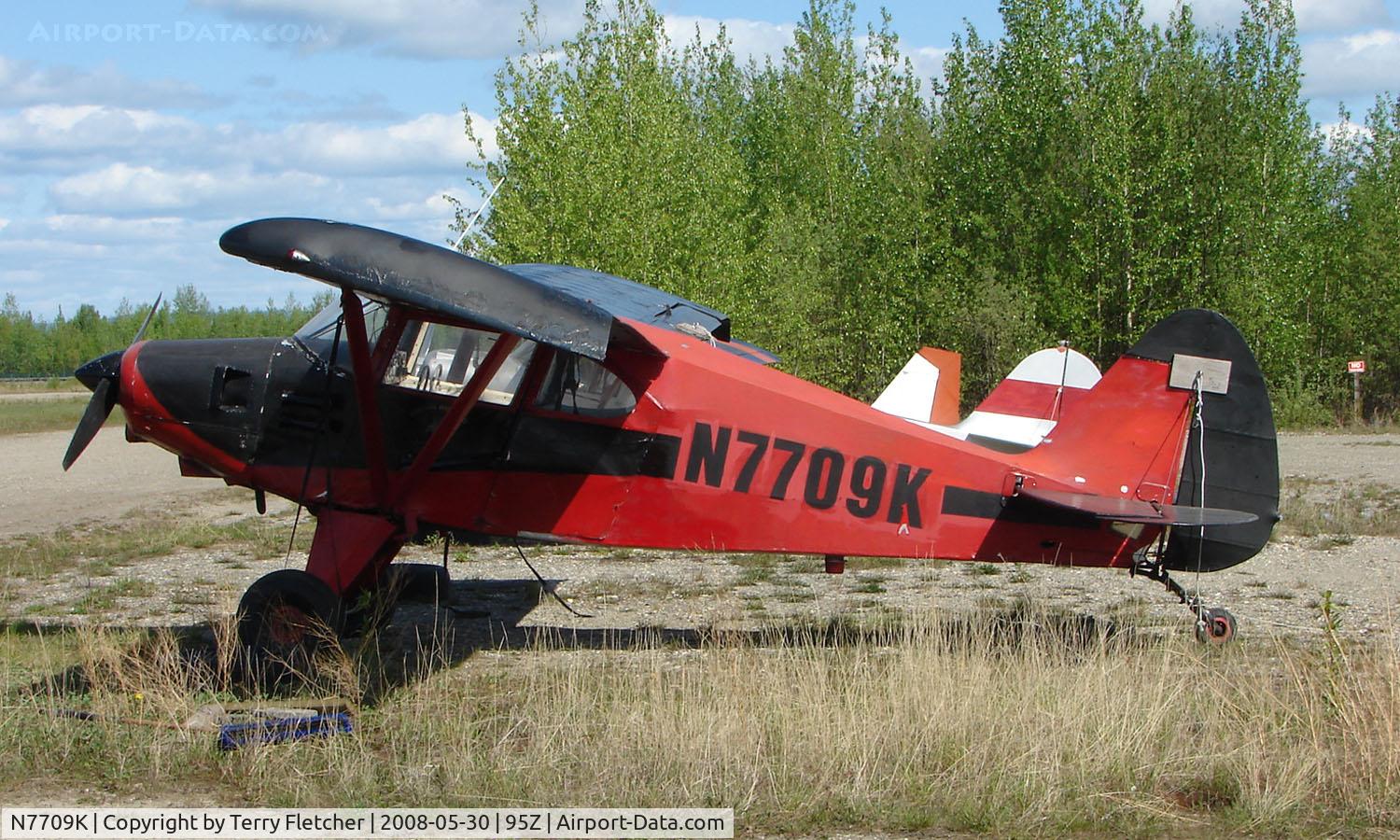 N7709K, 1950 Piper PA-20 Pacer C/N 20-529, 1950 Pa-20 at Bradley Skyranch , North Pole , AK