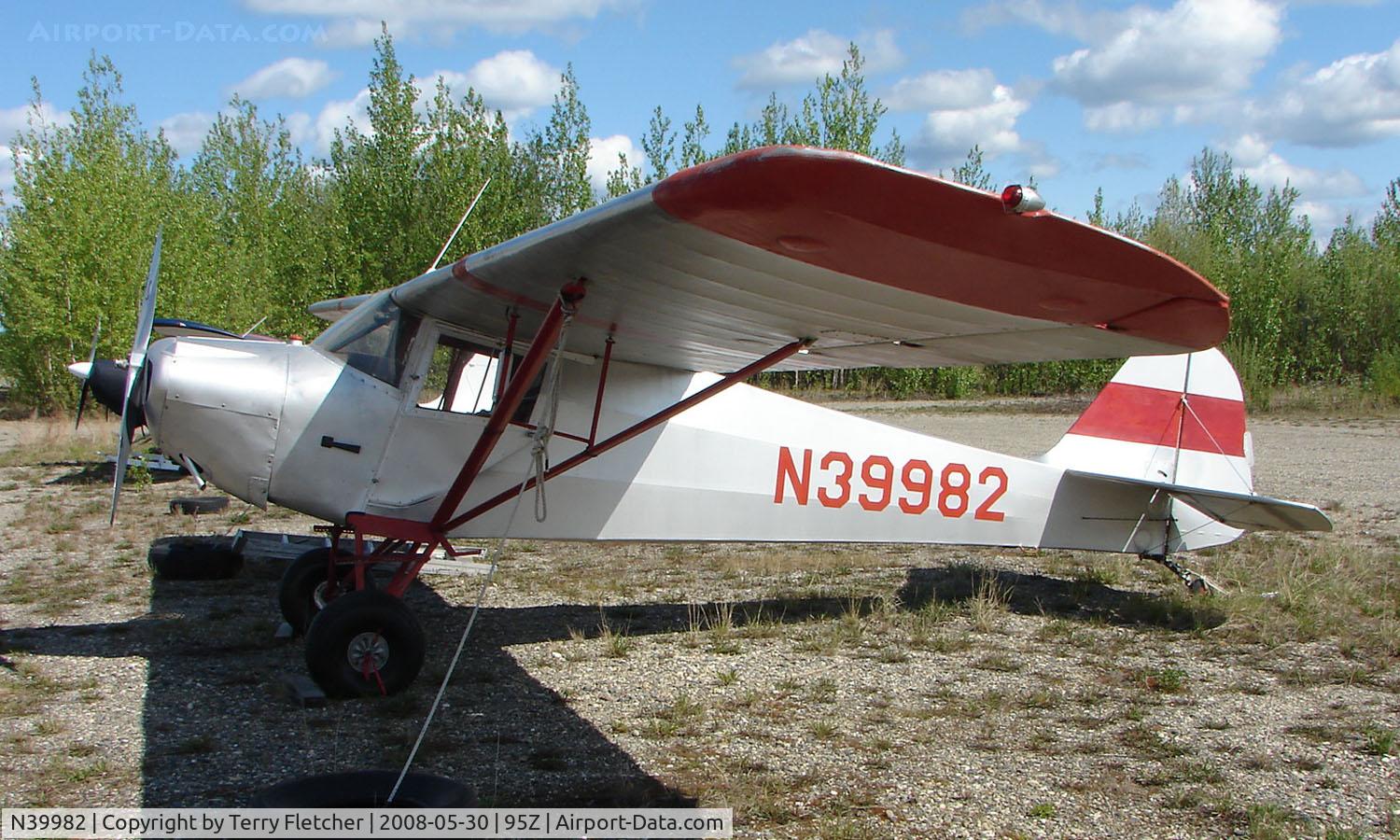 N39982, 1946 Taylorcraft BC-12D-85 Sportsman C/N 6641, 1946 Taylorcraft BC12D-85 at Bradley Skyranch , North Pole , AK